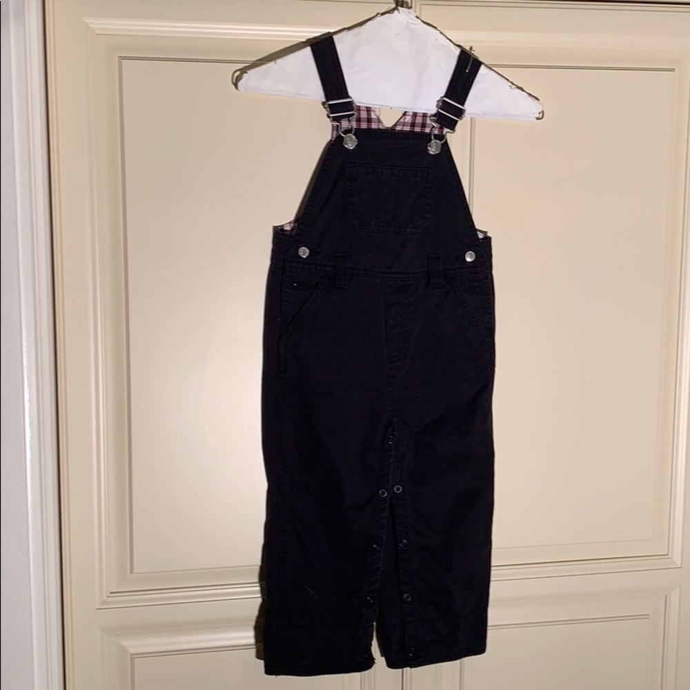 black Gymboree overalls